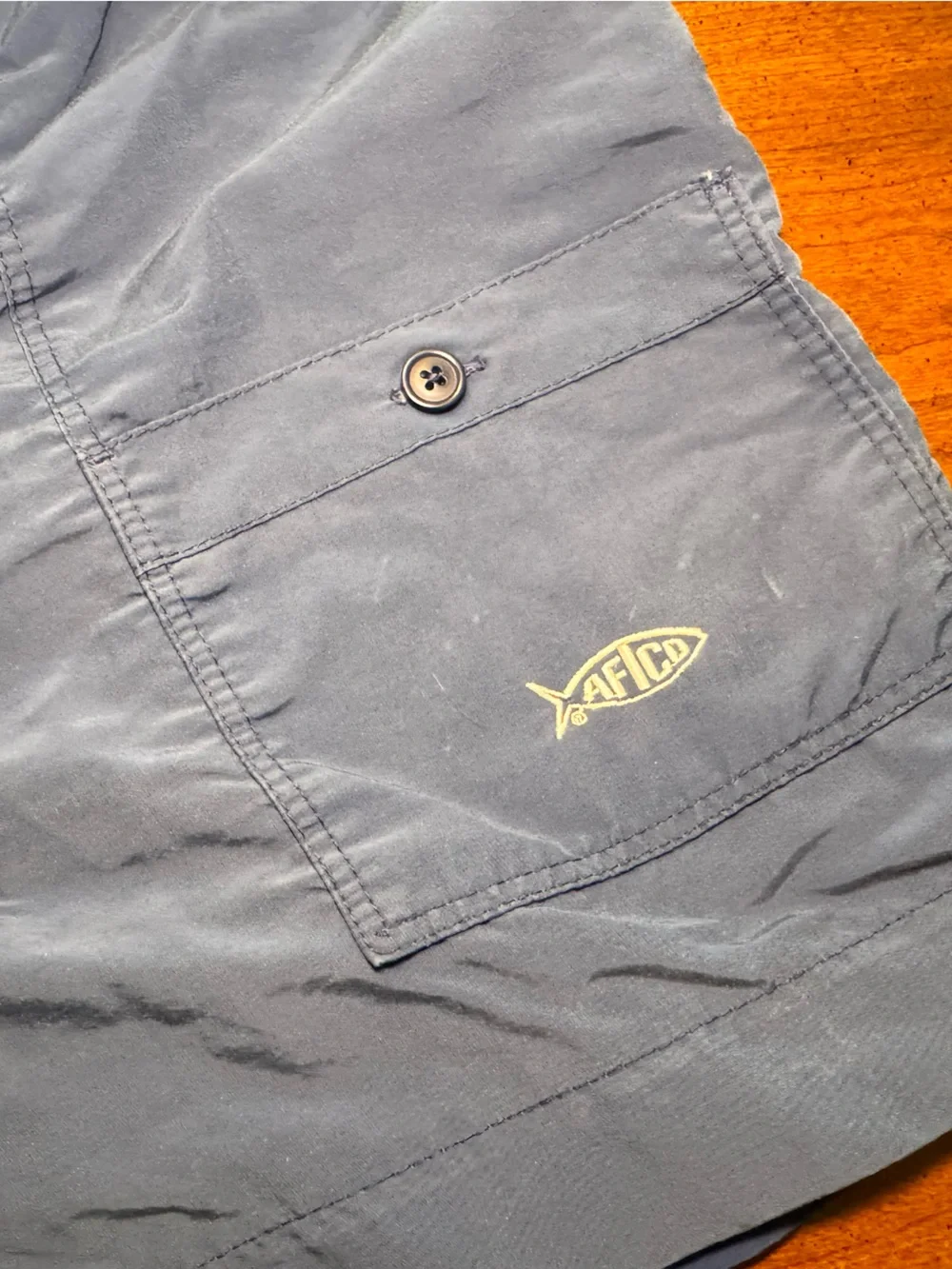 Aftco Men’s Original Fishing Shorts – Blue – Size 40